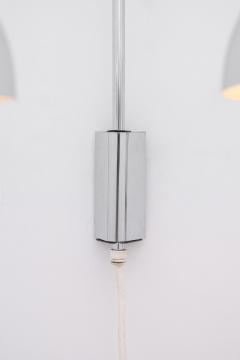 Verner Panton Sconces in Chrome from the Flower Pot Series Wall Mount 1960s - 3249661