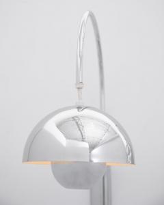 Verner Panton Sconces in Chrome from the Flower Pot Series Wall Mount 1960s - 3249662