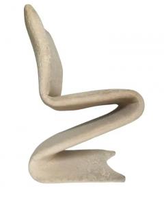 Verner Panton Set of 6 Mid Century Italian Modern Sculptural Dining Chairs After Verner Panton - 3716367