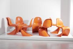 Verner Panton Set of 8 Panton Chairs by Verner Panton for Fehlbaum Herman Miller - 1366935