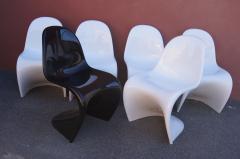 Verner Panton Set of Six Panton Chairs by Verner Panton for Vitra - 512173