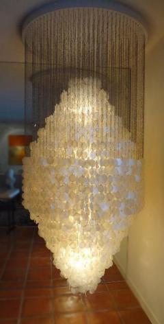 Verner Panton Verner Panton 8DM Chandelier 1964 White Shells 1964 - 321884