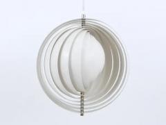 Verner Panton Verner Panton White Moon Lamp Visor Lamp Op Art Louis Poulsen Denmark 1960s - 4070189