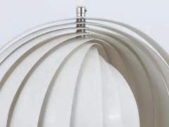 Verner Panton Verner Panton White Moon Lamp Visor Lamp Op Art Louis Poulsen Denmark 1960s - 4070194