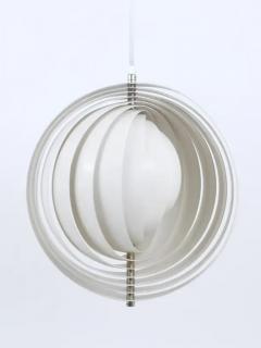 Verner Panton Verner Panton White Moon Lamp Visor Lamp Op Art Louis Poulsen Denmark 1960s - 4070197