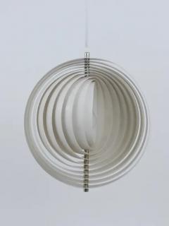 Verner Panton Verner Panton White Moon Lamp Visor Lamp Op Art Louis Poulsen Denmark 1960s - 4070251