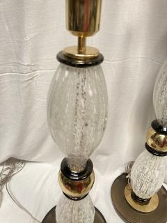 Veronese 1970s tall Murano glass lamps attributed to Paolo Veron se - 3664340