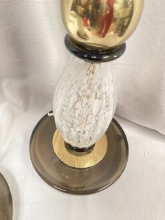 Veronese 1970s tall Murano glass lamps attributed to Paolo Veron se - 3664342