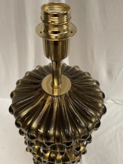 Veronese 1980s Huge Murano glass lamp attributed to Veron se - 4036685