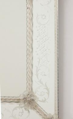 Veronese French Mirror with Etching and Twisted Frame - 3380720