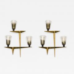 Veronese Pair of Murano Glass sconces by Veronese - 1310355