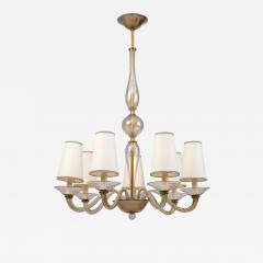 Veronese Veronese Exquisite Seven Branch Chandelier in Murano Glass France 1950s - 3991924