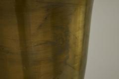 Very Elegant Art Deco Floor Lamp in Patinated Brass and Nickel Plated Brass 1930 - 4677264