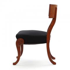 Very Fine Danish Art Nouveau Klismos Chairs in Mahogany - 1649306