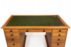 Very Fine English Walnut and Ebony Pedestal Desk by David Linley - 4619264