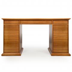 Very Fine English Walnut and Ebony Pedestal Desk by David Linley - 4619271