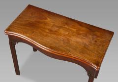 Very Fine George III Mahogany Games Table - 980138