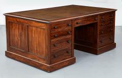 Very Fine George IV Mahogany and Ebony Partners Desk by Gillows - 2615720