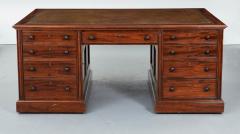 Very Fine George IV Mahogany and Ebony Partners Desk by Gillows - 2615722