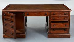 Very Fine George IV Mahogany and Ebony Partners Desk by Gillows - 2615725