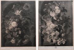 Very Fine and Rare Pair of Engravings by Pichler after van Huysum circa 1806 - 4504310