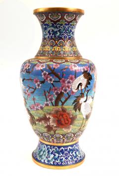 Very Large Decorative Cloisonn with Blossom Flowers Vase or Piece  - 951350