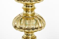 Very Large Gilt Brass Pair Andiron - 2545044