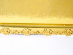 Very Large Gilt English Silver Plate Serving Tray in the Georgian Style - 3177638