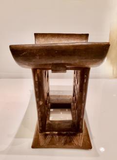 Very Large Hand Carved Brown Early 20th Century Tribal Ashanti Stool - 2315365