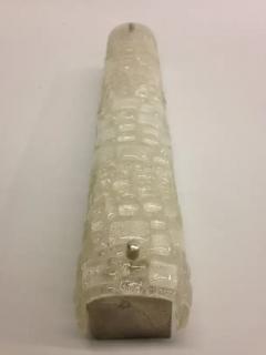 Very Large Italian MId Century Murano Glass Flush Mount Fixture or Wall Sconce - 4108721