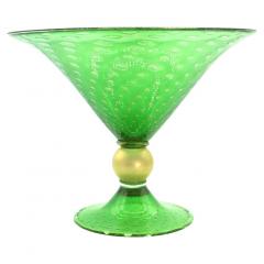 Very Large Murano Glass Gold Flecks Decorative Bowl - 2715161