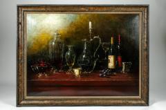 Very Large Oil On Canvas Painting - 541704