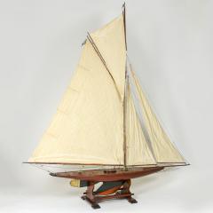 Very Large Scale English Pond Yacht circa 1920 on Later Stand - 1364264