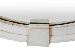 Very Large White Keystone Mirror - 2692041