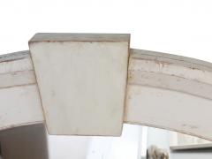 Very Large White Keystone Mirror - 2692053