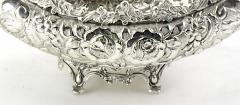 Very Ornately Decorated Silver Plated Austrian Footed Centerpiece - 3338273