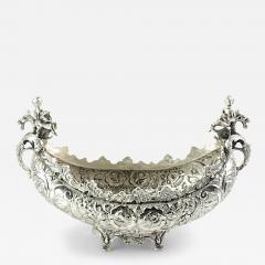 Very Ornately Decorated Silver Plated Austrian Footed Centerpiece - 3341695
