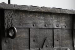Very Rare Antique Armada Box or Strongbox in Iron Early 17th Century - 4582607