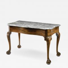 Very Rare Mahogany Chippendale Marble Top Pier Tale - 1389084