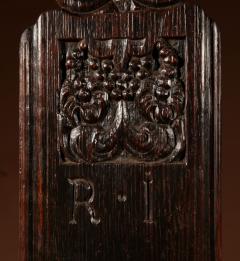 Very Rare Oak Dutch mangle Board 17th Century  - 3438699