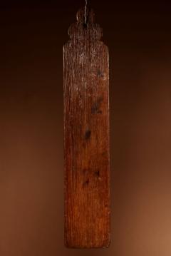 Very Rare Oak Dutch mangle Board 17th Century  - 3438700