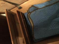 Very Rare Walnut Sulfur Inlaid Blanket Chest - 1323830