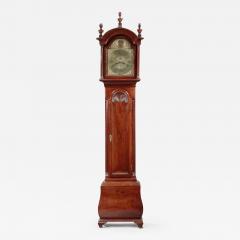 Very Rare and Possibly Unique Chippendale Bombe Tall Case Clock - 623673