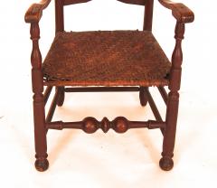 Very Tall Five Slat Ladderback Arm Chair - 1021909