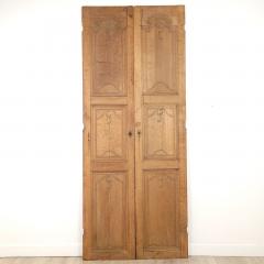 Very Tall Pair of French Oak Doors 19th century - 3520035