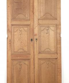 Very Tall Pair of French Oak Doors 19th century - 3520036