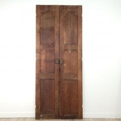 Very Tall Pair of French Oak Doors 19th century - 3520043