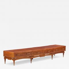 Very Wide Mid Century Modern Low Dresser Credenza mid 20th C  - 4456729