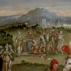 Very large Flemish Old Master biblical oil painting - 3141512