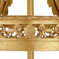 Very large Louis XV style gilt bronze lantern - 2003859